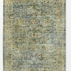 Window sill digital printing imitation Persian carpet green 5'x7 '